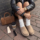 Moka Retro Moccasin Mules | Slip-On Platform Loafer Style