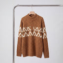 Heritage | Fair Isle Mock-Neck Knit Pullover