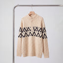Heritage | Fair Isle Mock-Neck Knit Pullover