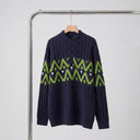 Heritage | Fair Isle Mock-Neck Knit Pullover