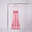 Amara | Vintage Boho Floral Embroidery Backless Lace-Up Cami Maxi Dress
