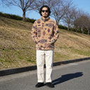 Durin Sherpa Pullover | Retro Geometric Half-Zip Fleece Jacket