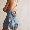 Harlow Soft-Washed Denim Romper Summer 1