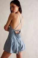 Harlow Soft-Washed Denim Romper Summer 6