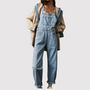 Juno Relaxed Denim Dungarees for Women Everyday 1