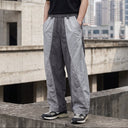 Koven Utility Pants | Colorblock Wide-Leg Drawstring Pants
