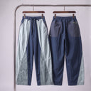 Koven Utility Pants | Colorblock Wide-Leg Drawstring Pants