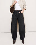 Mason Wide Leg Cotton Blend Jeans 6