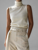 Mason | Elegant High-Neck Wool Sweater Vest for Women 5