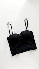 Mia | Fitted White Crop Top With Sweetheart Neckline 5