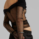 Milan Ruched Off-Shoulder Going Out Top 5