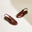 Milan Woven Leather Sandals for Women 8