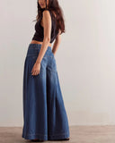 Mira Cotton Blend Wide Leg Jeans Women’s 4