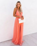 Mira Floral Long Sleeve Maxi Dress Women’s 0