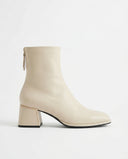 Mira Genuine Leather Block Heel Ankle Boots for Women 0