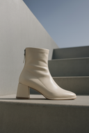 Mira Genuine Leather Block Heel Ankle Boots for Women 7