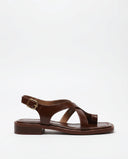 Mira Italian Leather Sandals for Women with Cushioned Footbed 0