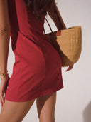 Mira Linen Blend V-Neck Dress Summer 2