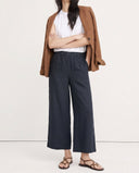 Mira Linen Wide Leg Pants Cropped 4