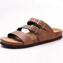 Mira Nappa Leather Slide Sandals Summer 0