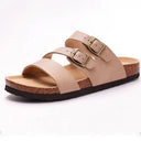 Mira Nappa Leather Slide Sandals Summer 10