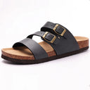Mira Nappa Leather Slide Sandals Summer 2