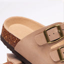 Mira Nappa Leather Slide Sandals Summer 4