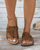 Mira PU Snake Print Slippers Women’s Casual 3