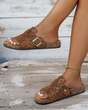 Mira PU Snake Print Slippers Women’s Casual 4