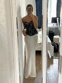 Mira Satin Fishtail Maxi Skirt Evening 8
