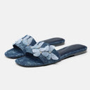 Mira Soft Denim Platform Sandals for Women Summer 0