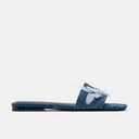 Mira Soft Denim Platform Sandals for Women Summer 4