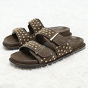 Mira Suede Flat Sandals Women’s Comfort 0