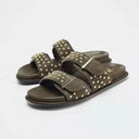 Mira Suede Flat Sandals Women’s Comfort 4