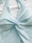Mira Twist-Front Lightweight Crop Top 5
