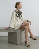 Portofino Embroidered Mini Dress