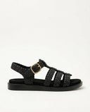 Riven Handwoven Leather Sandals for Women Summer 0