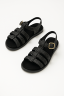 Riven Handwoven Leather Sandals for Women Summer 1