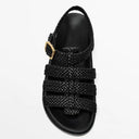 Riven Handwoven Leather Sandals for Women Summer 5