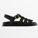 Riven Handwoven Leather Sandals for Women Summer 7