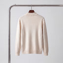 Rovel Knit Sweater | Vintage Cable-Knit Shawl-Collar Pullover