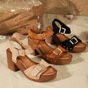 Rovella Suede Platform Sandals for Women 3
