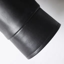 Rovigo Leather Jacket with Shirt Style Collar and Double Chest Flap Pockets