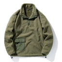Fieldline Sherpa Pocket Pullover with Teddy Fleece and Half Snap Collar