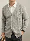 Avellino Cable Knit Cardigan
