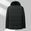 Sterling Fleece-Lined Coat featuring Removable Fur Collar and Quilted Panels