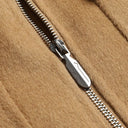 Premier Structured Wool Full Zip Jacket with Spread Collar and Flap Pockets