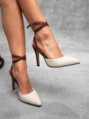 Madison Canvas Stiletto Heels