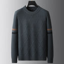 Osier Diamond Weave Crew Knit