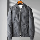 Treviso Quilted Bomber Jacket, Padded Insulation and Ribbed Collar and Cuffs